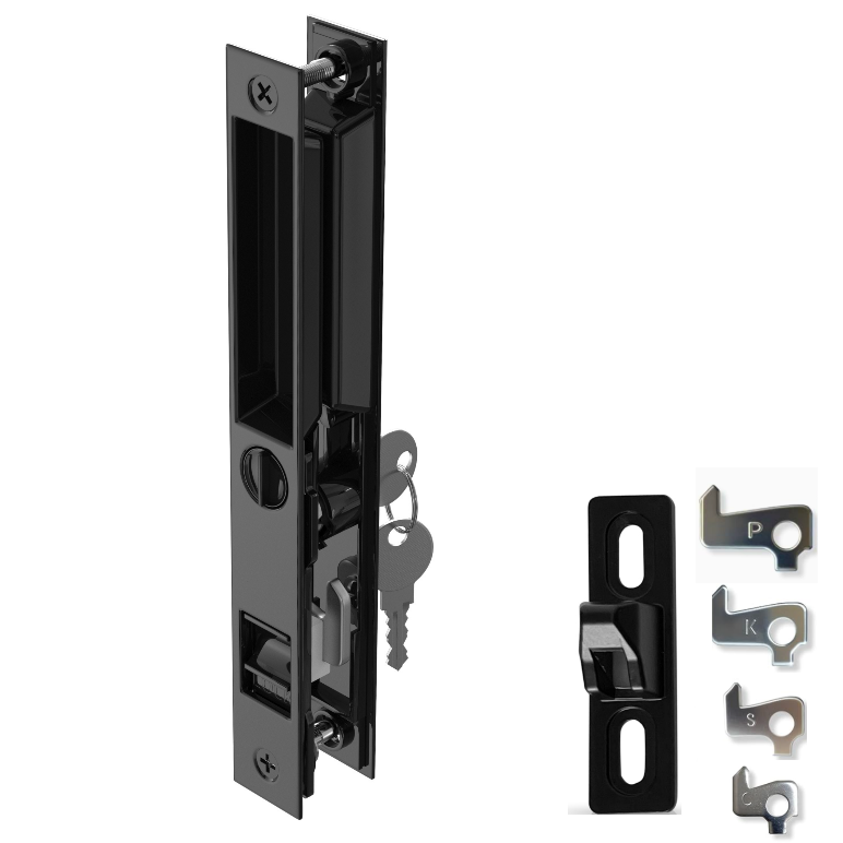 Lock With Key 6-5/8”-Black