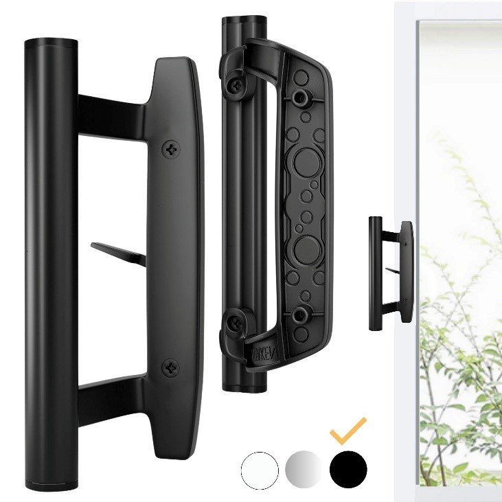 Straight Handle Design, No Key –Black