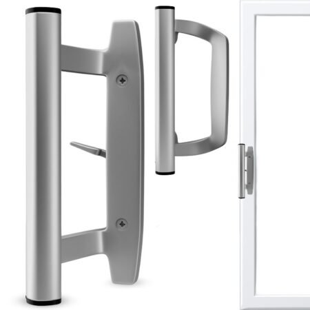 Straight Handle Design, No Key –Silver