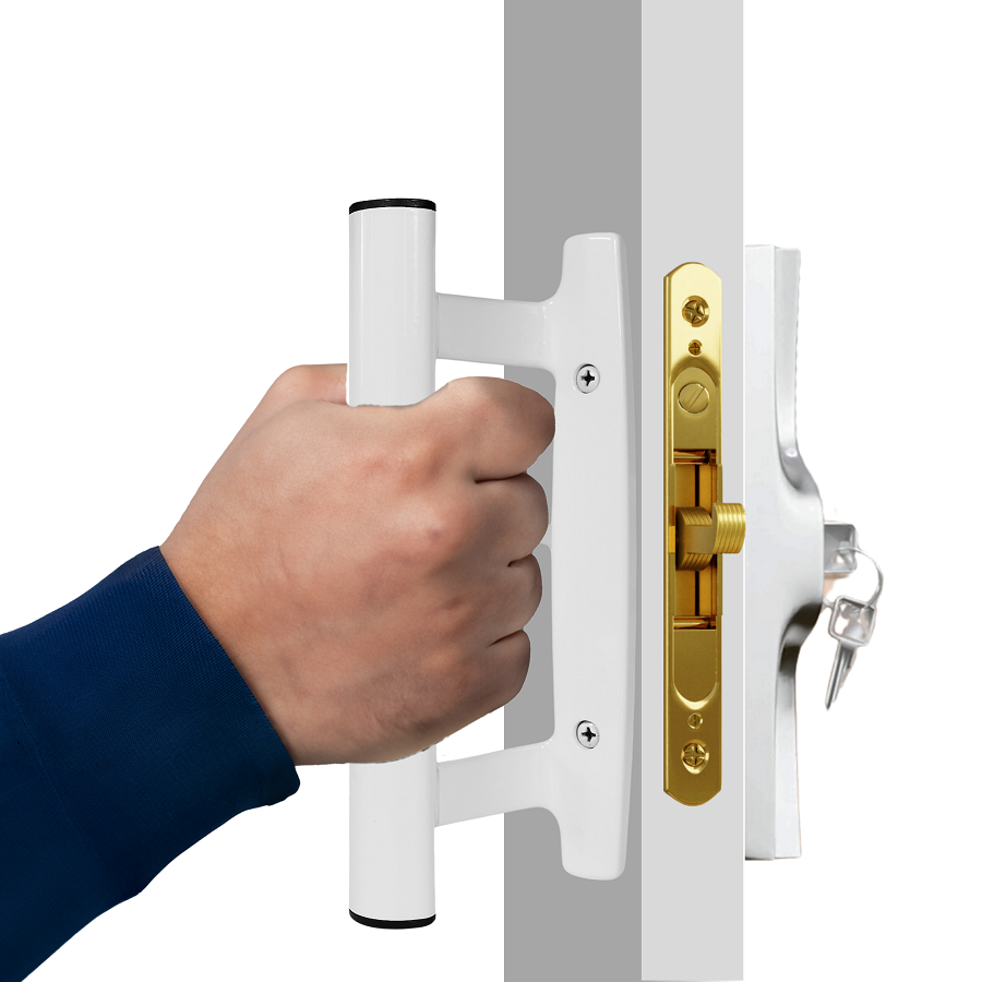 Straight Handle Design, Whith Key –White