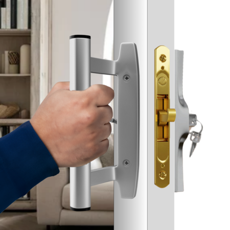 Straight Handle Design, Whith Key –Silver