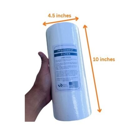 20 units-4.5 x 10 inches, 5 Micron Sediment Water Filter Replacement